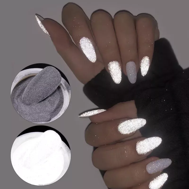 NEW2023 Reflective Nail Glitter Powder Shiny Dust Glow In The Dark For Bar Disco Sparkling Pigment Fluorescent Nail Art Decorati
NEW2023 Reflective Nail Glitter Powder Shiny Dust Glow In The Dark For Bar Disco Sparkling Pigment Fluorescent Nail Art Decorati