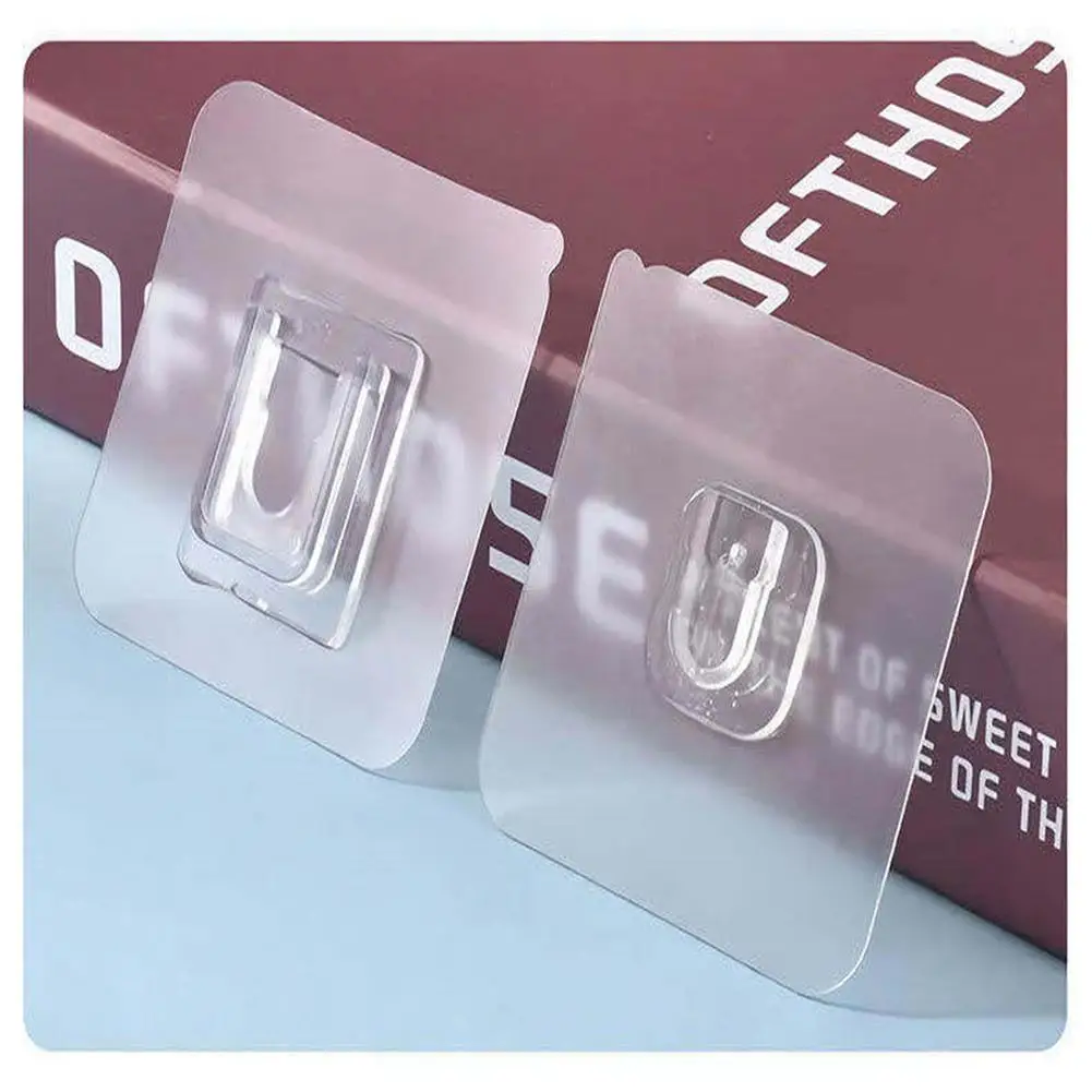 2 pcs Double-sided Adhesive Wall Hooks For Kitchen Bathroom Living Room Adhesive Wall Hooks Dropshipping
2 pcs Double-sided Adhesive Wall Hooks For Kitchen Bathroom Living Room Adhesive Wall Hooks Dropshipping