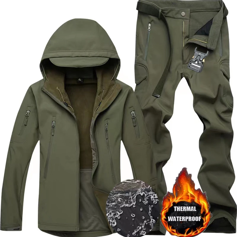 Men Winter Waterproof Jackets Fishing Climbing Trekking Tactical Softshell Tracksuit Hiking Army Pants Fleece Camping Trousers
Men Winter Waterproof Jackets Fishing Climbing Trekking Tactical Softshell Tracksuit Hiking Army Pants Fleece Camping Trousers