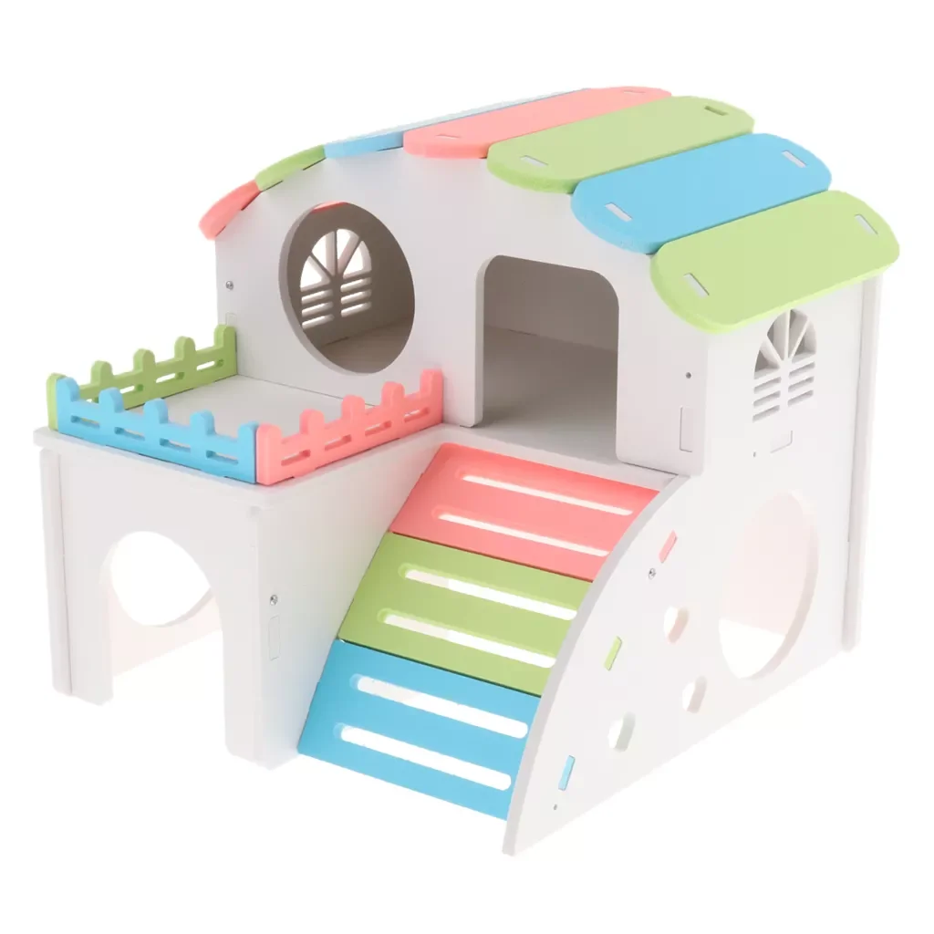 2022JMT Hamsters Villa Nest Small Pet Bed Two-layer with Ladder and Balcony Cage Toy
2022JMT Hamsters Villa Nest Small Pet Bed Two-layer with Ladder and Balcony Cage Toy