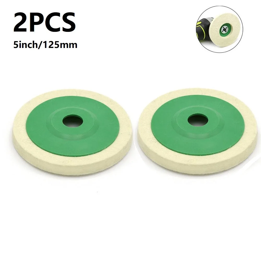2pcs 5Inch 125mm Wool Felt Buffing Polish Wheel Pad Polishing Disc For Rotary Tool Grinding Waxing Machine Abrasive Tools Parts
2pcs 5Inch 125mm Wool Felt Buffing Polish Wheel Pad Polishing Disc For Rotary Tool Grinding Waxing Machine Abrasive Tools Parts