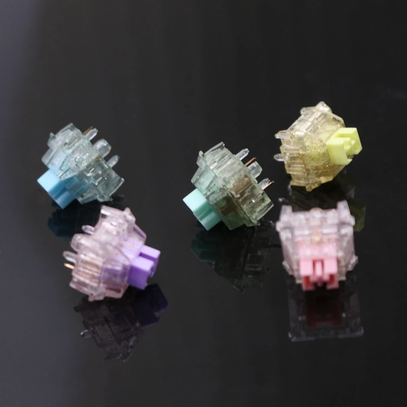 Линейный переключатель KeyFirst с блестками, 5pin, RGB, 30g, 45g, 62g, 67g, 80g, клон force mx, переключатель для механической клавиатуры, 60m Gold Sping
Линейный переключатель KeyFirst с блестками, 5pin, RGB, 30g, 45g, 62g, 67g, 80g, клон force mx, переключатель для механической клавиатуры, 60m Gold Sping