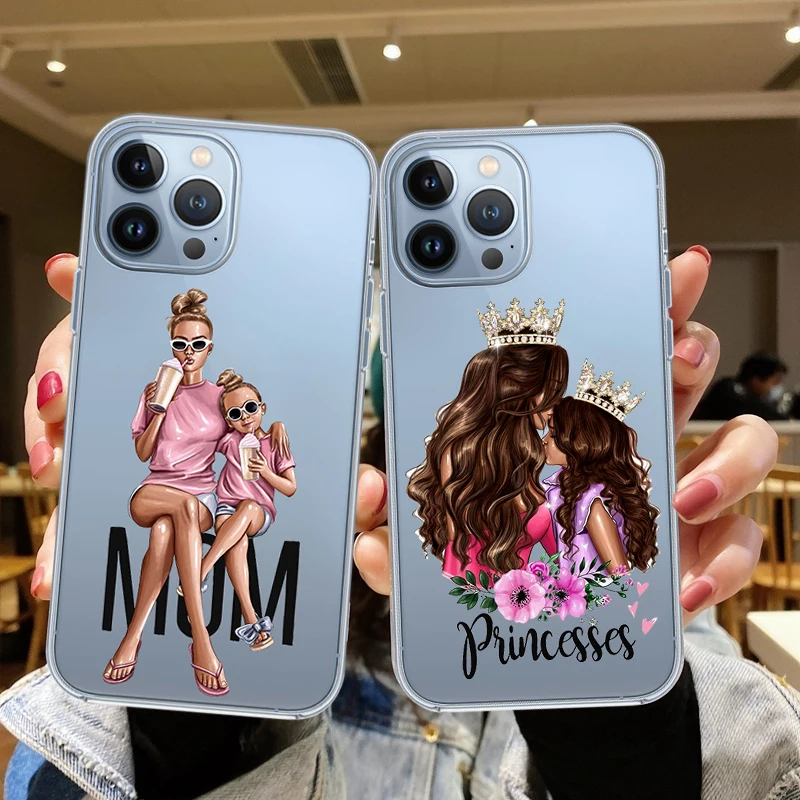 Fashion Lovely Mom Baby Girl Princess Phone Case For iPhone 11 12 Pro Max 7 8 Plus 13 XS MAX XR Queen Woman Clear Soft TPU Cover
Fashion Lovely Mom Baby Girl Princess Phone Case For iPhone 11 12 Pro Max 7 8 Plus 13 XS MAX XR Queen Woman Clear Soft TPU Cover