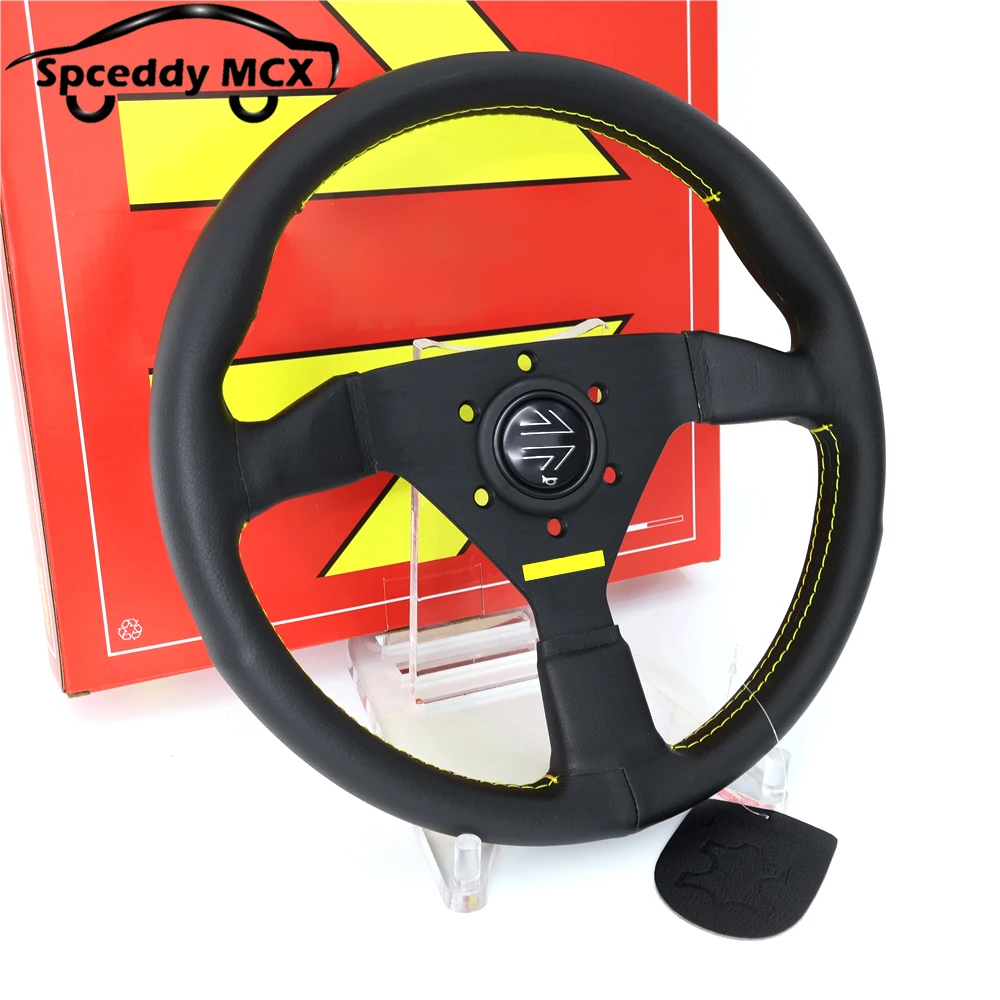 Итальянский стиль V2 13 дюймов 320 мм замшевый гоночный руль универсальный JDM автомобильный спортивный руль из натуральной кожи 
Итальянский стиль V2 13 дюймов 320 мм замшевый гоночный руль универсальный JDM автомобильный спортивный руль из натуральной кожи