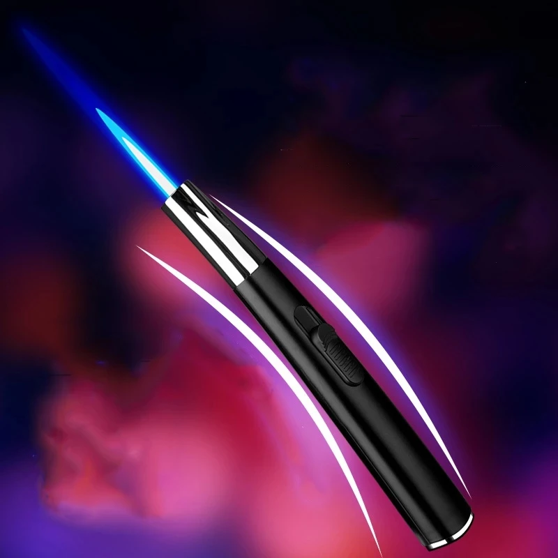 New Metal Pen Spray Gun Lighter 1300C Camping Kitchen BBQ Lighter Windproof Cigar Lighter Refill Butane Gas Welding Lighters
New Metal Pen Spray Gun Lighter 1300C Camping Kitchen BBQ Lighter Windproof Cigar Lighter Refill Butane Gas Welding Lighters