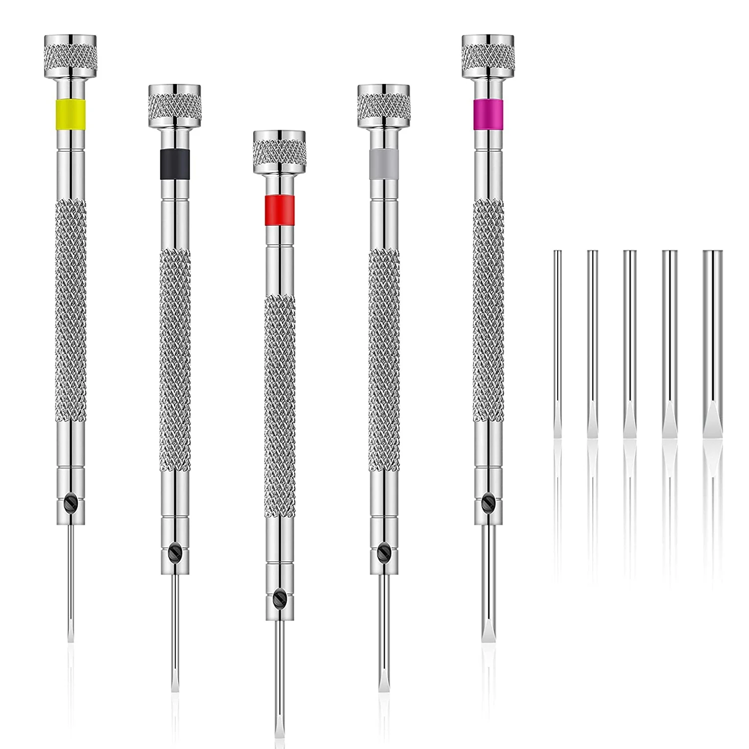 10 Pieces Mini Precision Jewelry Screwdriver Set for Watch Repair Eyeglasses Repair Jewelry Work Electronics Repair
10 Pieces Mini Precision Jewelry Screwdriver Set for Watch Repair Eyeglasses Repair Jewelry Work Electronics Repair