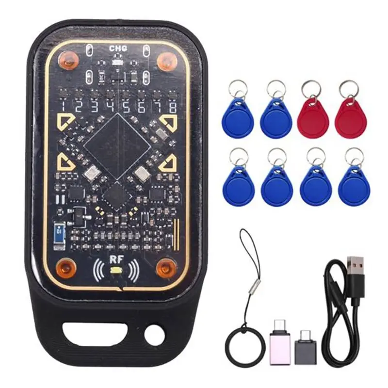 Эмулятор смарт-карт Chameleon Ultra Plus 13,56 м 125 К RFID + сброс брелка 4XUID/CUID + автоматическое опрокидывание IC декодер идентификационной карты
Эмулятор смарт-карт Chameleon Ultra Plus 13,56 м 125 К RFID + сброс брелка 4XUID/CUID + автоматическое опрокидывание IC декодер идентификационной карты
