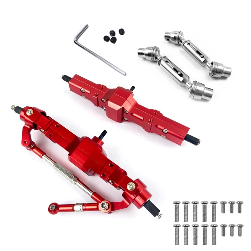 Metal Front & Rear Bridge Axle Gear Box with Drive Shaft for WPL C14 C24 B14 B24 1/16 RC Car Upgrade Parts
Metal Front & Rear Bridge Axle Gear Box with Drive Shaft for WPL C14 C24 B14 B24 1/16 RC Car Upgrade Parts