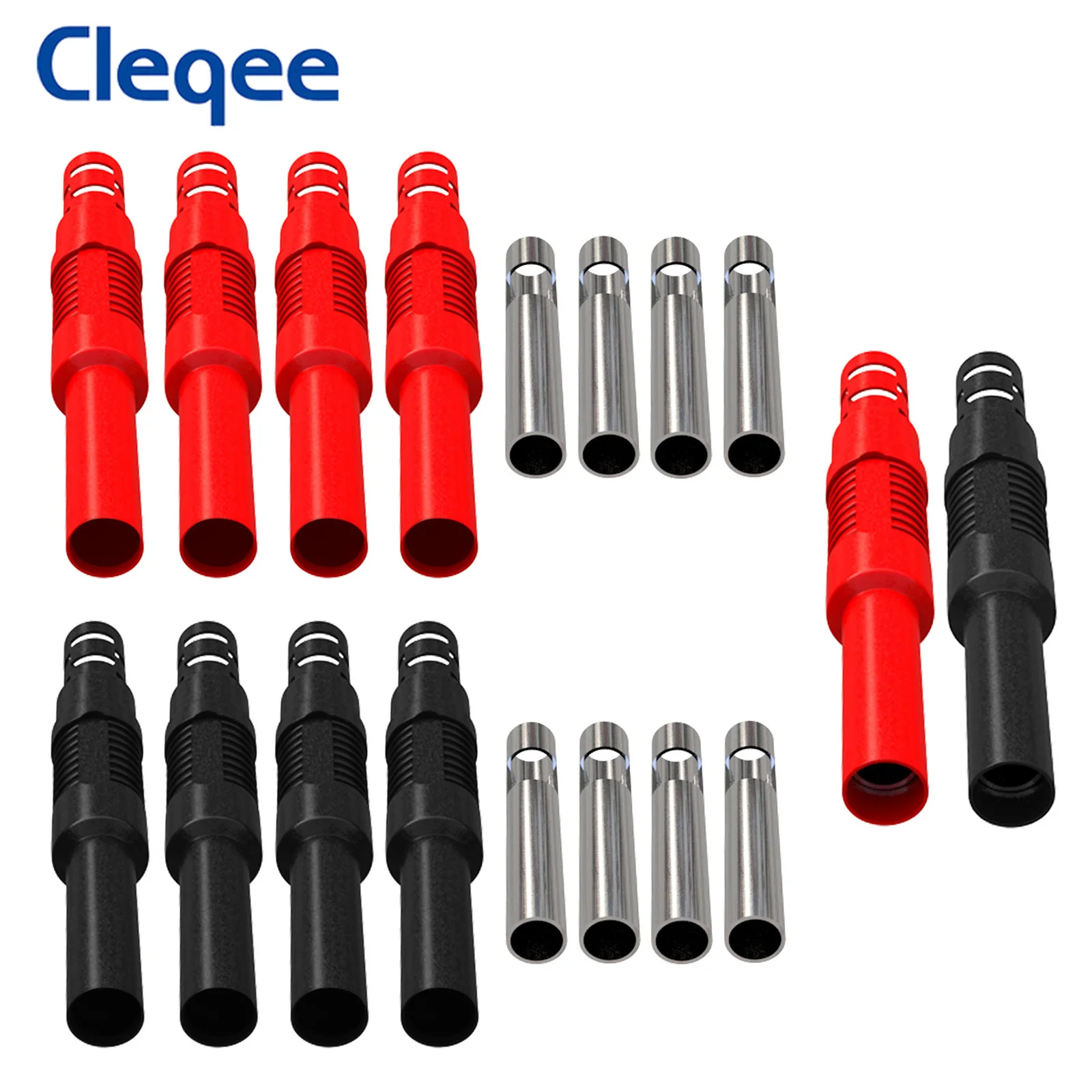 Cleqee 10PCS 4mm Banana Female Socket for Multimeter Extension Cord Welded Connector DIY Electrical Adapter 32A High Current
Cleqee 10PCS 4mm Banana Female Socket for Multimeter Extension Cord Welded Connector DIY Electrical Adapter 32A High Current