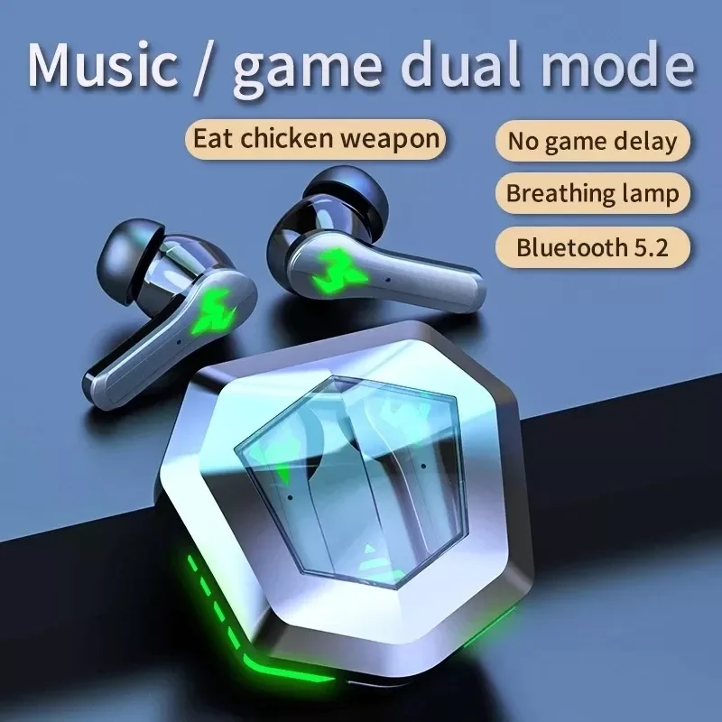 N35 TWS Gaming Headphones Bluetooth 5.2 Wireless Gamer Earphones 9D Stereo Bass Sound Music Headsets With Mic LED Power Display
N35 TWS Gaming Headphones Bluetooth 5.2 Wireless Gamer Earphones 9D Stereo Bass Sound Music Headsets With Mic LED Power Display