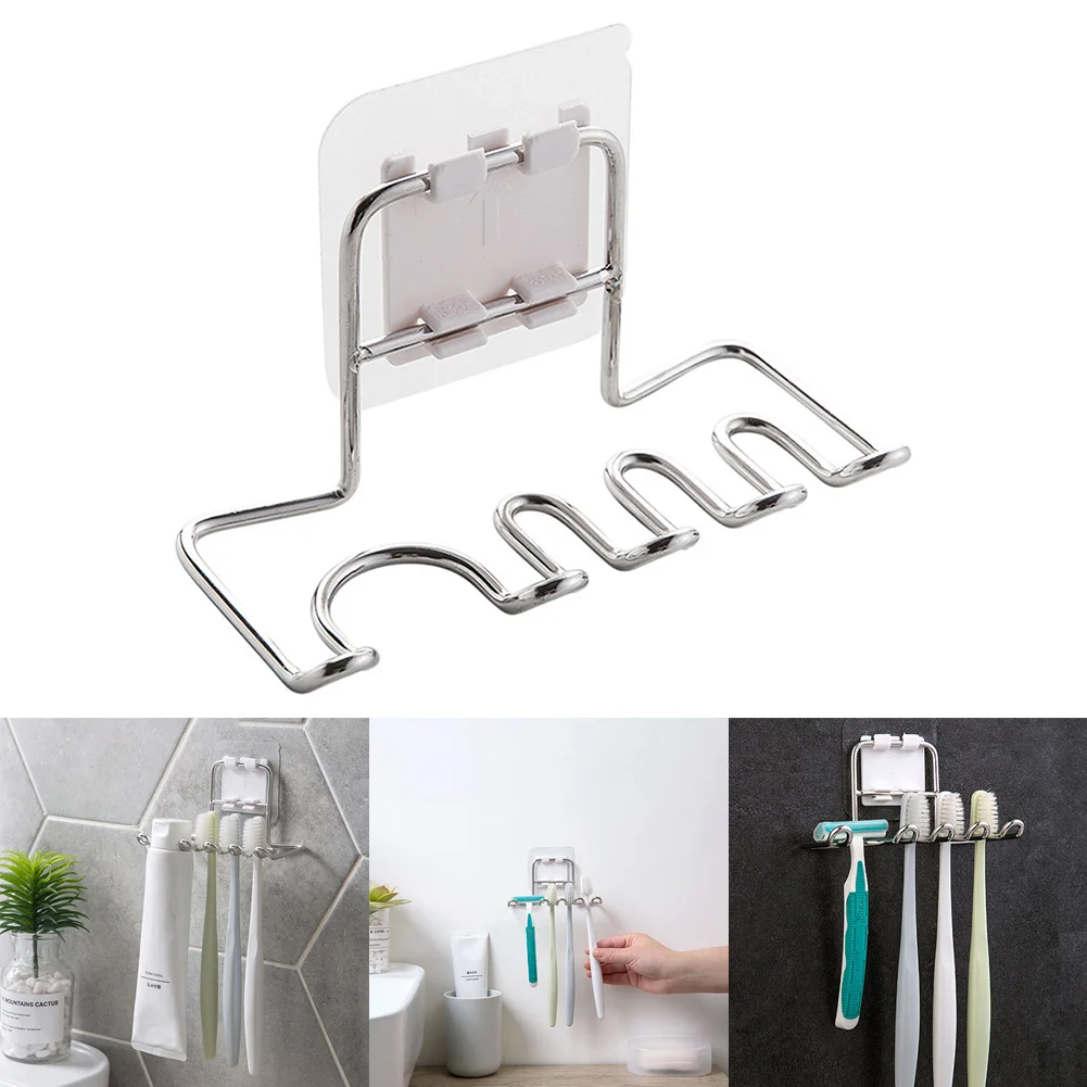 Stainless Steel Toothbrush Wall Holder Toothpaste Razor Stand Bathroom Durable Toothbrush Wall Holders Rack Storage Racks New
Stainless Steel Toothbrush Wall Holder Toothpaste Razor Stand Bathroom Durable Toothbrush Wall Holders Rack Storage Racks New
