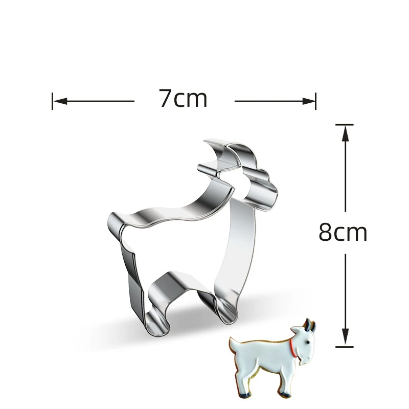 Форма для печенья из нержавеющей стали, животные
Форма для печенья из нержавеющей стали, животные