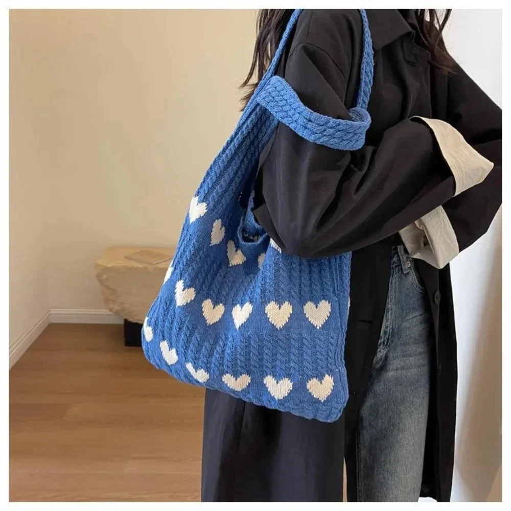 Large Capacity Knitted Handbags Casual Hollow Woven Shoulder Bag Handle Totes Women
Large Capacity Knitted Handbags Casual Hollow Woven Shoulder Bag Handle Totes Women