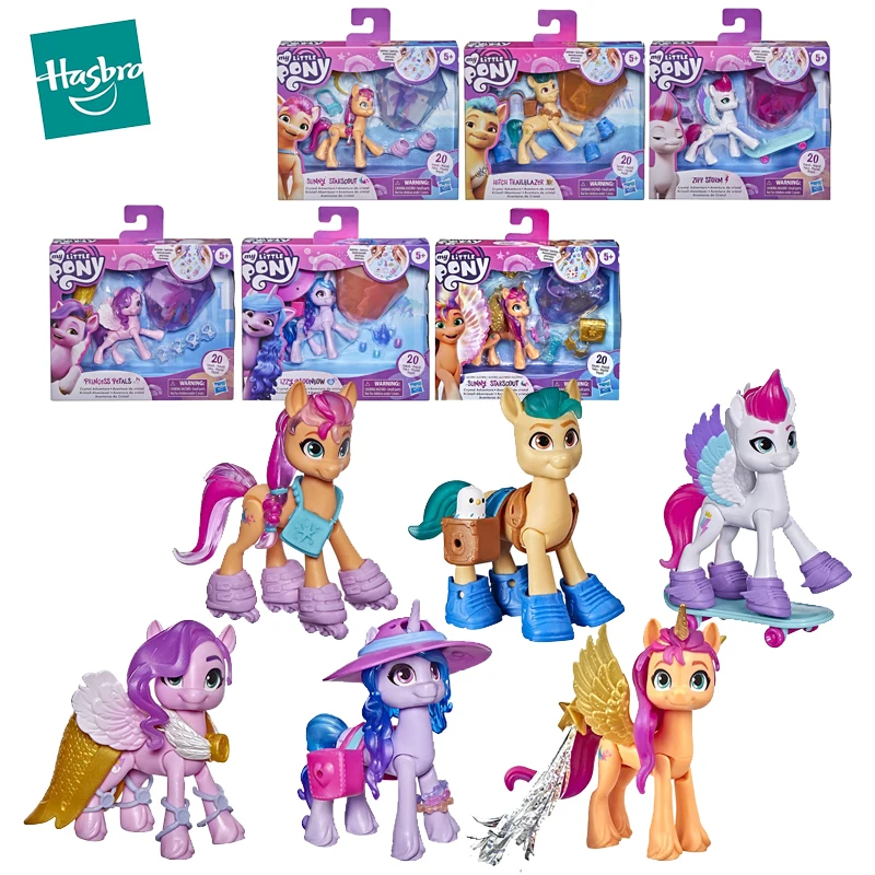 Hasbro My Little Pony Anime Figure Action Crystal Adventure Sunny Hitch Kids Accessory Bracelet Dress Up DIY Toys for Girls Gift
Hasbro My Little Pony Anime Figure Action Crystal Adventure Sunny Hitch Kids Accessory Bracelet Dress Up DIY Toys for Girls Gift