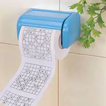 Tenacity Funny Durable Printed Toilet Paper Unique Sudoku Game Toilet Paper Fun Bathroom Accessories Creative Printed