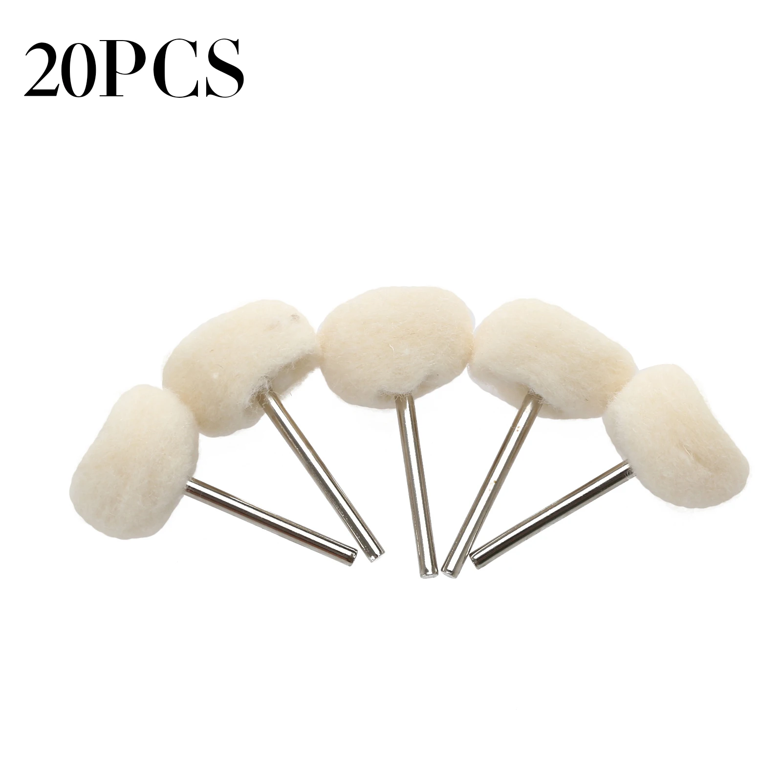20pcs/lot 1/8" Shank Wool Polishing Head Grinding Jewelry Metal Wheel Felt Brush Cashmere Ball Brush Rotary Dremel Accessories 
20pcs/lot 1/8" Shank Wool Polishing Head Grinding Jewelry Metal Wheel Felt Brush Cashmere Ball Brush Rotary Dremel Accessories