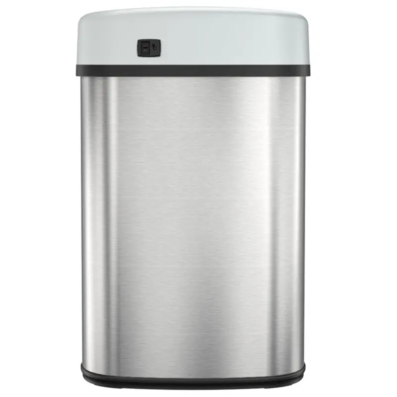 13 Gallon Sensor Can Stainless Steel Oval Touchless Trash Can with Odor Control System Garbage Bin Kitchen Bathroom Toilet Trash
13 Gallon Sensor Can Stainless Steel Oval Touchless Trash Can with Odor Control System Garbage Bin Kitchen Bathroom Toilet Trash