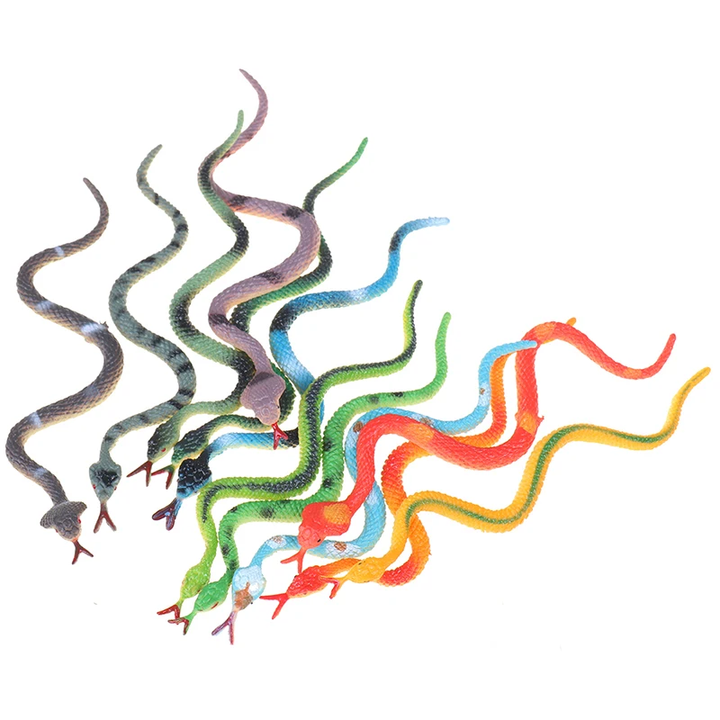 12Pcs High Simulation Toy Plastic Snake Model Funny Scary Snake Kids Gag Prank Funny Favor Toys Halloween Prank Prop For Decor
12Pcs High Simulation Toy Plastic Snake Model Funny Scary Snake Kids Gag Prank Funny Favor Toys Halloween Prank Prop For Decor