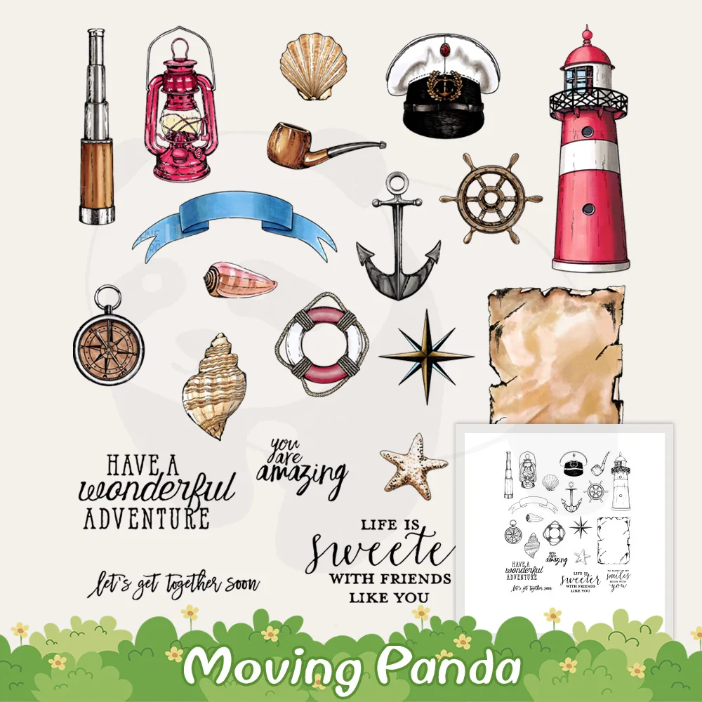 Anchor Lighthouse Large Clear Stamp Cutting Dies Sea Navigation Musts DIY Scrapbooking Metal Dies Silicone Stamps For Card Decor
Anchor Lighthouse Large Clear Stamp Cutting Dies Sea Navigation Musts DIY Scrapbooking Metal Dies Silicone Stamps For Card Decor