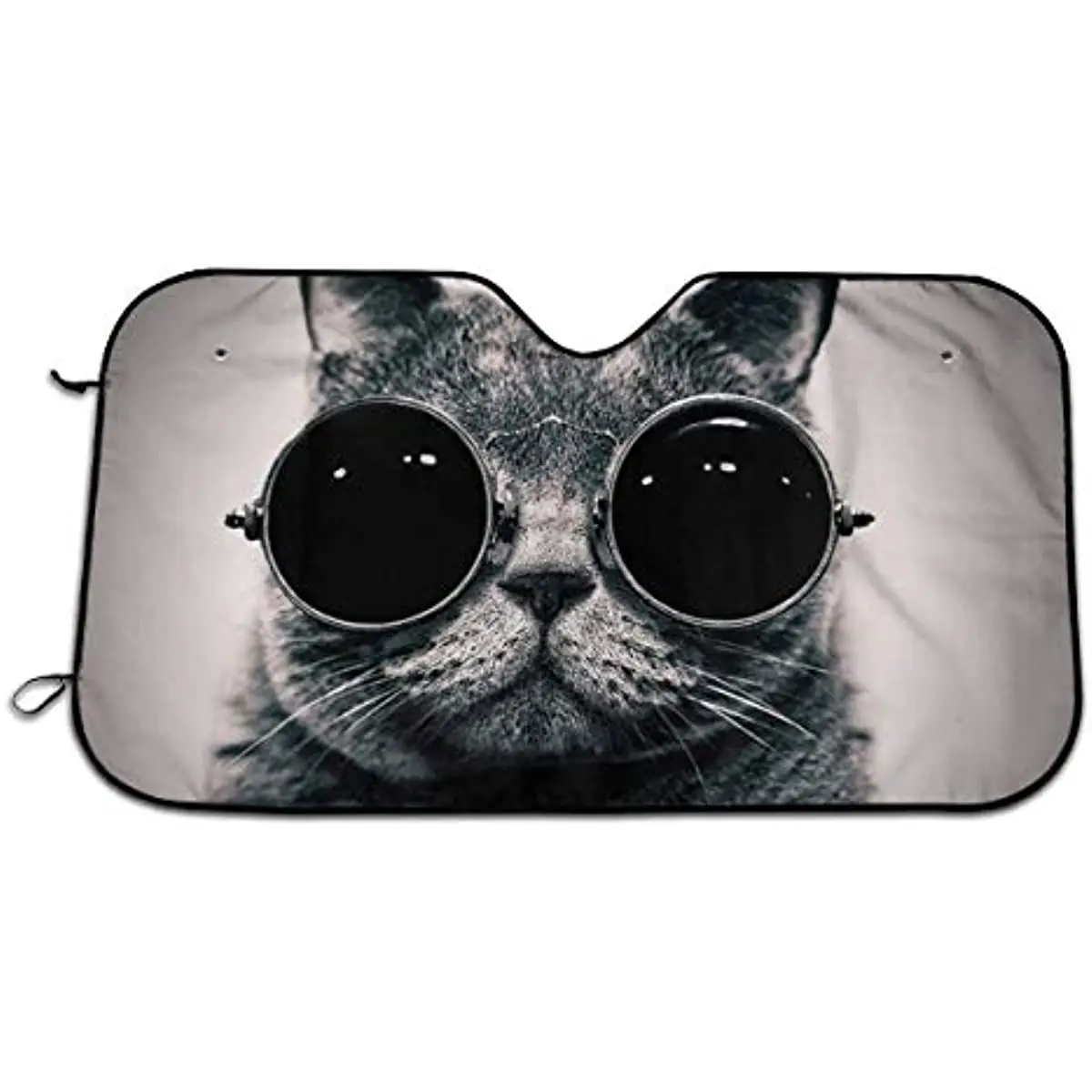 Tearsly Cool Cat with Glasses Car Windshield Sun Shade Uv and Sun Protection Sunshades Keeps Your Vehicle Cool Heat Shield
Tearsly Cool Cat with Glasses Car Windshield Sun Shade Uv and Sun Protection Sunshades Keeps Your Vehicle Cool Heat Shield