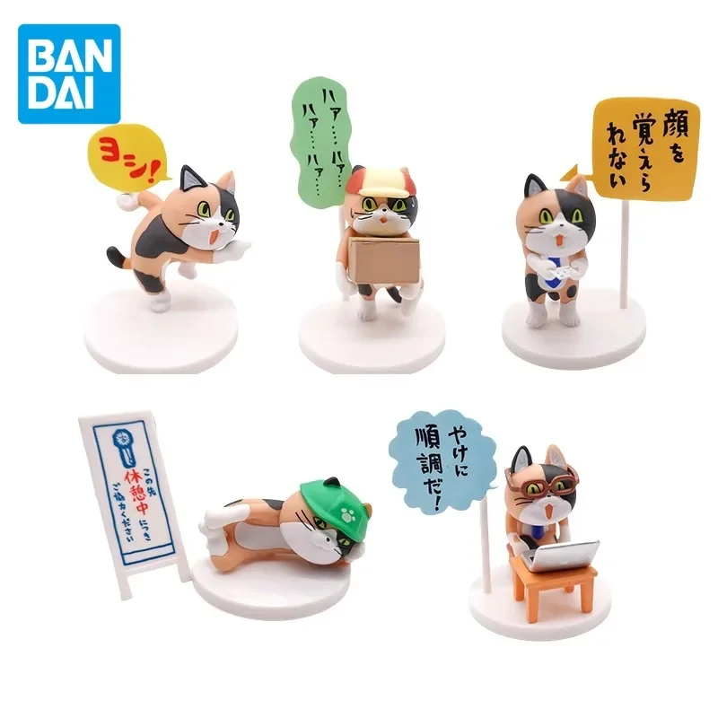 Bandai Original Gashapon Anime Figure Calico Cat Cute Desktop Ornaments Kids Toys Collectible Model Children's Birthday Gift
Bandai Original Gashapon Anime Figure Calico Cat Cute Desktop Ornaments Kids Toys Collectible Model Children's Birthday Gift