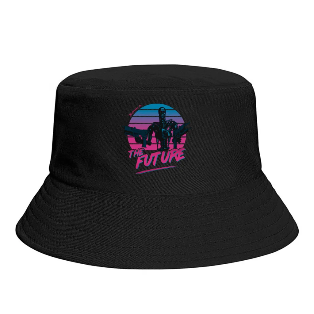 Welcome to the Future The Terminator Men Women Bucket Hat Beach Foldable Thick Panama Cap Visor Sun Hats Fisherman Caps
Welcome to the Future The Terminator Men Women Bucket Hat Beach Foldable Thick Panama Cap Visor Sun Hats Fisherman Caps