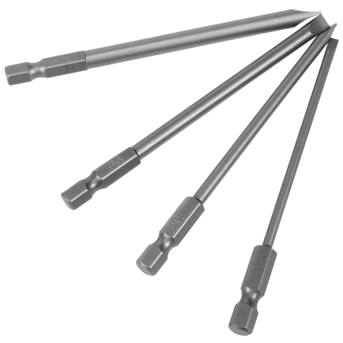 16Pcs Long Magnetic Screwdriver Bits Set Slotted++Hex+Torx Drill Bit Set 1/4 Inch Hex 100mm Length
16Pcs Long Magnetic Screwdriver Bits Set Slotted++Hex+Torx Drill Bit Set 1/4 Inch Hex 100mm Length