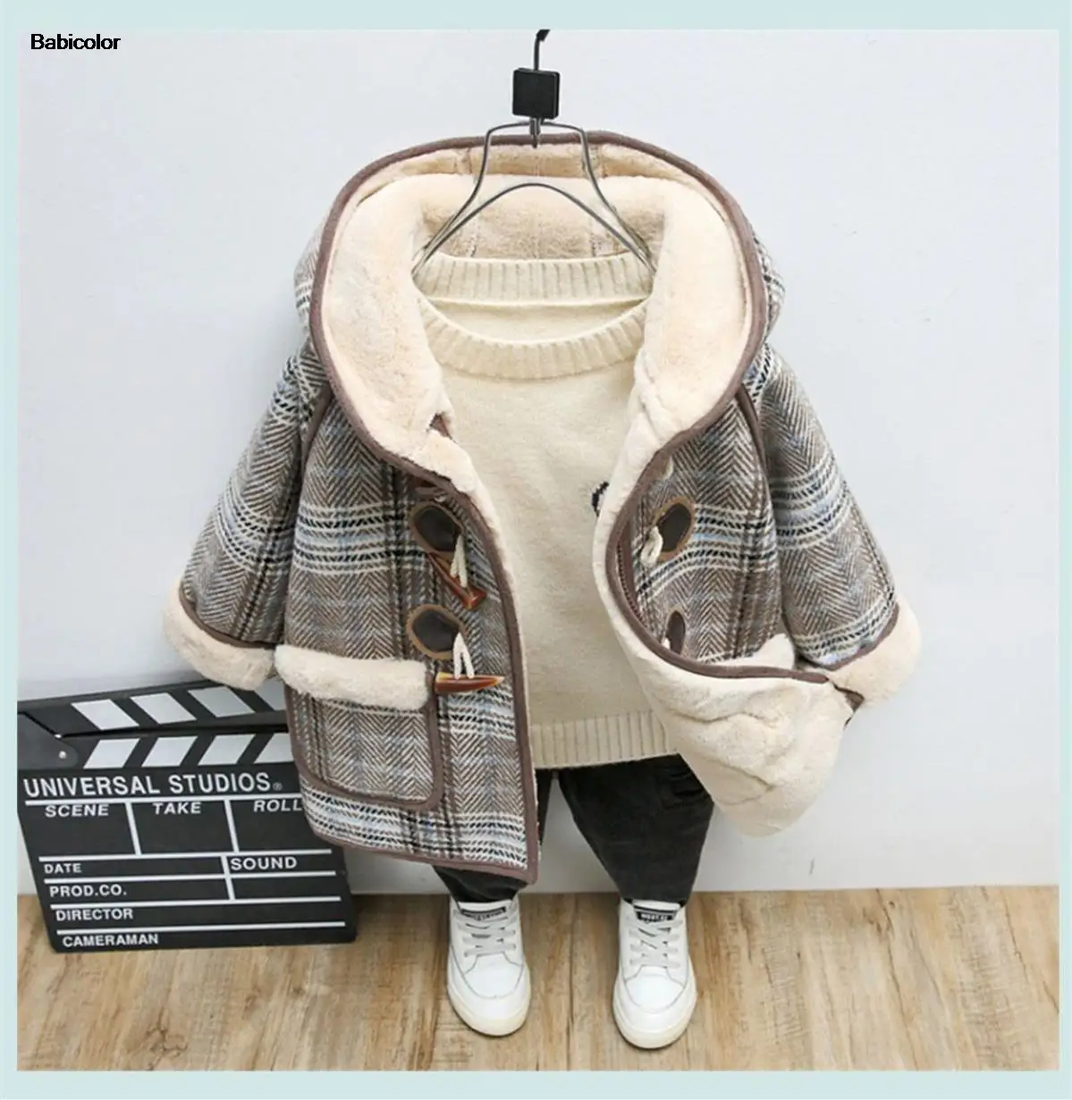 Autumn Winter Fleece Jackets For toddler Boys Trench Children's Clothing baby boys Hooded Warm plaid Outerwear Kids Coats 2-7Y
Autumn Winter Fleece Jackets For toddler Boys Trench Children's Clothing baby boys Hooded Warm plaid Outerwear Kids Coats 2-7Y