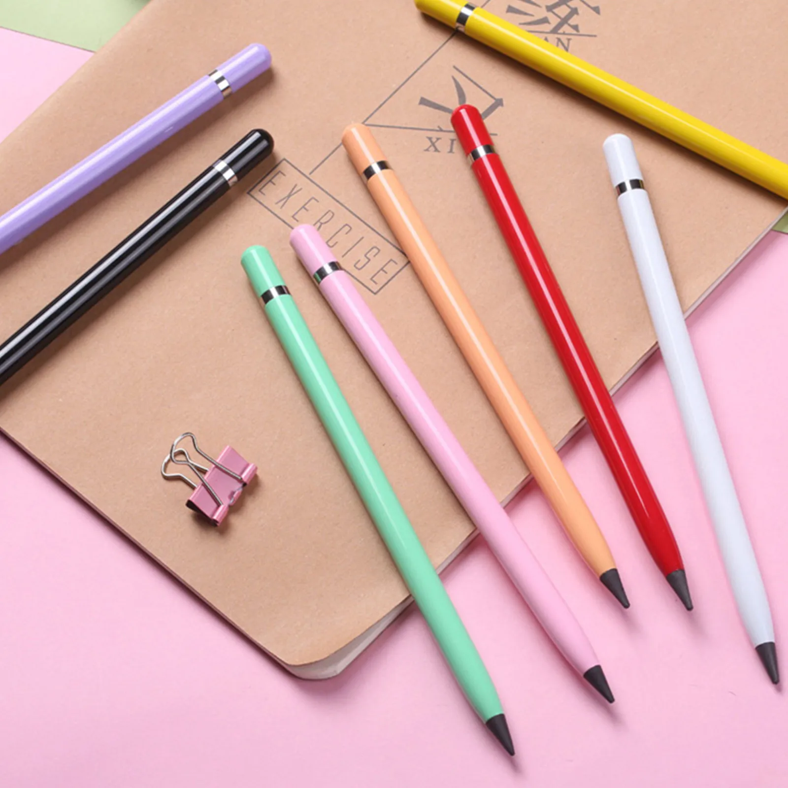 Inkless Pencils with Replaceable Tip Inkless Metal Perpetual Pen with Eraser Smooth Writing Accessories Supplies Tool
Inkless Pencils with Replaceable Tip Inkless Metal Perpetual Pen with Eraser Smooth Writing Accessories Supplies Tool