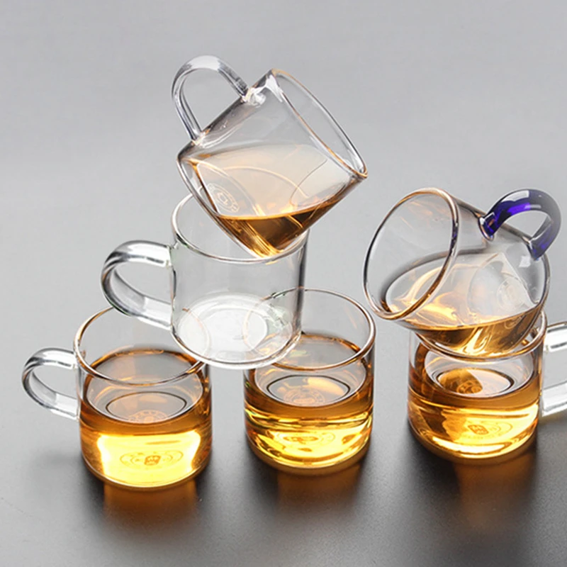 Borosilicate Transparent Tea Cup Glass Tea Tasting Cup Glass Teacup Sub-Handle Cup Straight Bowl Mug
Borosilicate Transparent Tea Cup Glass Tea Tasting Cup Glass Teacup Sub-Handle Cup Straight Bowl Mug