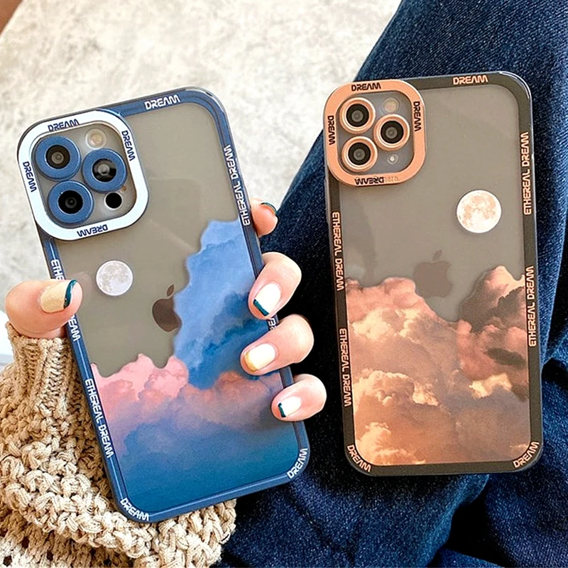 Soft Retro Moon night Late cloud Phone Case For iPhone 13 11 12 Pro Max XR XS Max X 7 8 Plus SE 2020 Shockproof Silicone Cover
Soft Retro Moon night Late cloud Phone Case For iPhone 13 11 12 Pro Max XR XS Max X 7 8 Plus SE 2020 Shockproof Silicone Cover