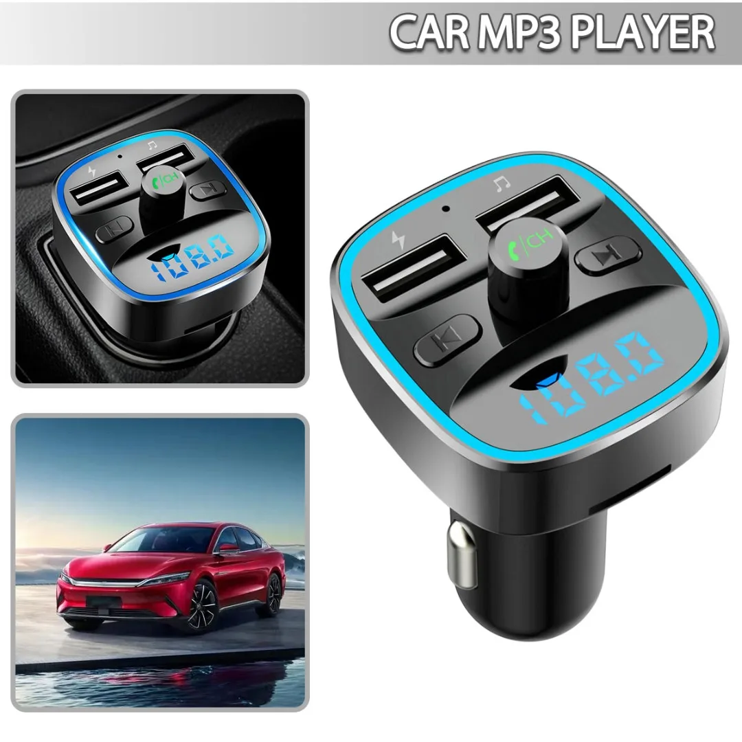 New 1pc Wireless Car FM Transmitter Dual USB Port Automobile Charger Adapter Portable Hands-free Phone MP3 Player Radio Receiver
New 1pc Wireless Car FM Transmitter Dual USB Port Automobile Charger Adapter Portable Hands-free Phone MP3 Player Radio Receiver