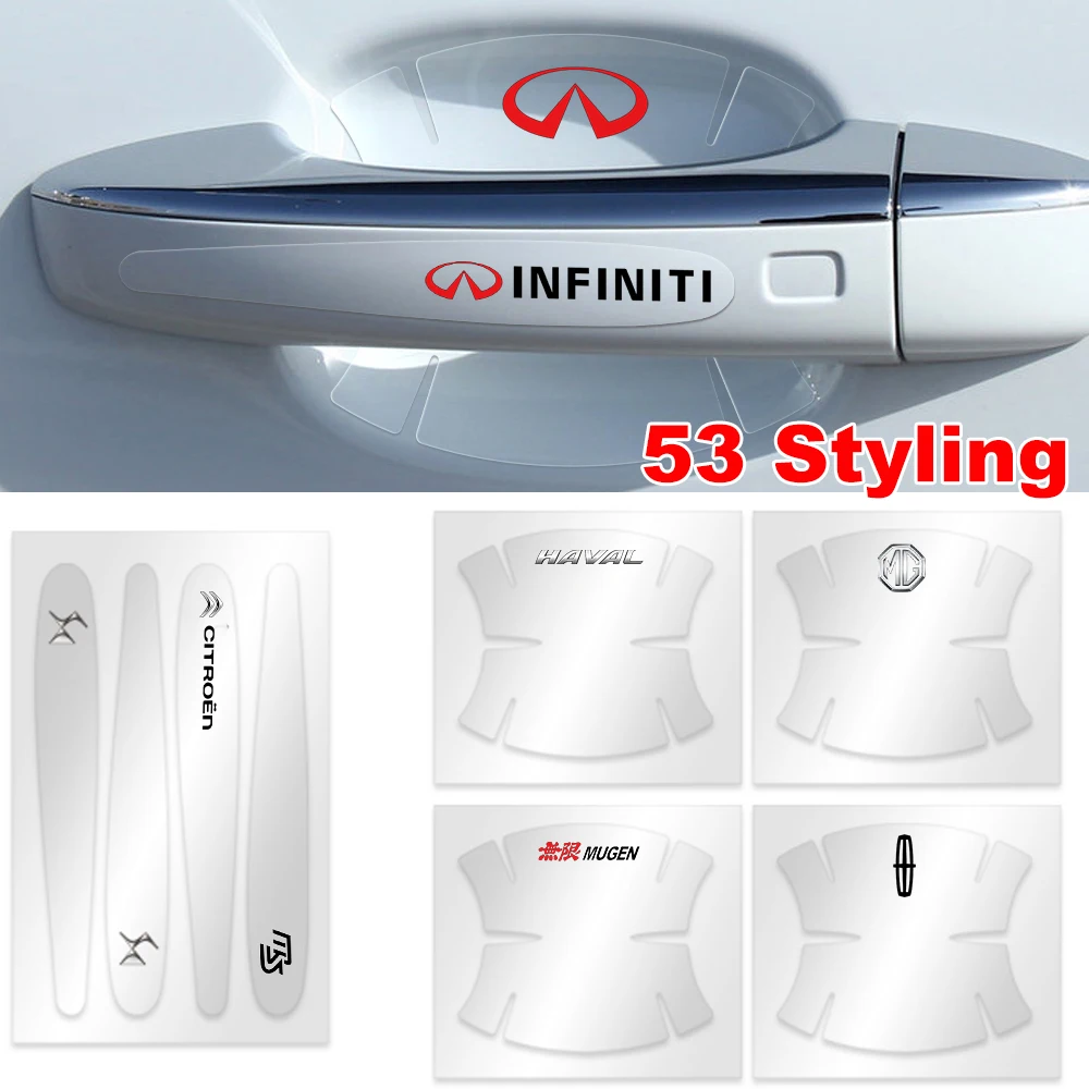 Transparent Car Door Handle Cups Anti-Scratch Protection Flim Sticker For Infiniti Q50 Q70 QX70 FX35 Q30 G37 QX60 G35 Q60 QX50
Transparent Car Door Handle Cups Anti-Scratch Protection Flim Sticker For Infiniti Q50 Q70 QX70 FX35 Q30 G37 QX60 G35 Q60 QX50