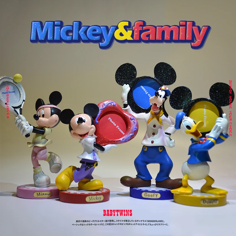 Disney Mickey Mouse Photo Frame Ornaments Toy Minnie Donald Duck Goofy Action & Toy Figures Cartoon Decorations Children's Gifts
Disney Mickey Mouse Photo Frame Ornaments Toy Minnie Donald Duck Goofy Action & Toy Figures Cartoon Decorations Children's Gifts