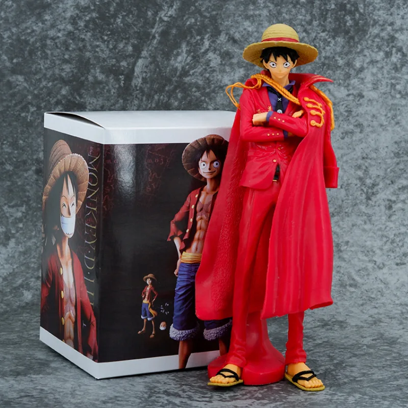 25CM Anime One Piece Red Straw Hat Luffy Model Toys Scenery Figure Hand-made Model PVC Action Figure
25CM Anime One Piece Red Straw Hat Luffy Model Toys Scenery Figure Hand-made Model PVC Action Figure