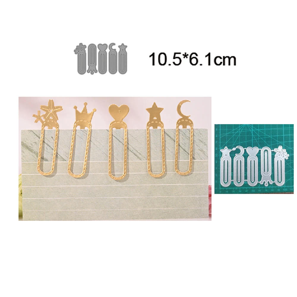 5pcs/set Paper Clip 2022 New Metal Cutting Dies Decorative Scrapbooking Photo Album Paper Knife Blade Punch Embossing Art
5pcs/set Paper Clip 2022 New Metal Cutting Dies Decorative Scrapbooking Photo Album Paper Knife Blade Punch Embossing Art