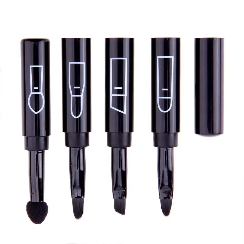 New 4 in 1 Portable Retractable Makeup Brush For Lip Brush Eyeliner Eye Shadow Travel Outdoor Plastic Handle Professional Tool
New 4 in 1 Portable Retractable Makeup Brush For Lip Brush Eyeliner Eye Shadow Travel Outdoor Plastic Handle Professional Tool