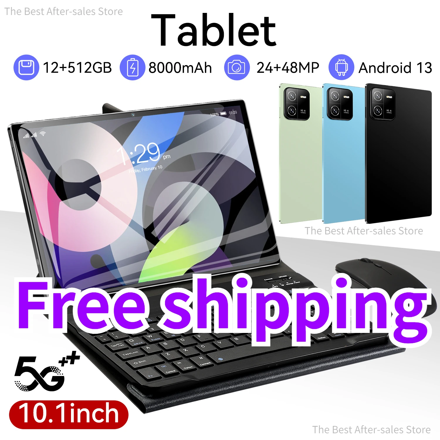 2023 Global Version New Pad6Pro Tablet Android13 10.1 Inch 12GB 512GB 5G Dual SIM Phone Call GPS Bluetooth WiFi Google Tablet PC
2023 Global Version New Pad6Pro Tablet Android13 10.1 Inch 12GB 512GB 5G Dual SIM Phone Call GPS Bluetooth WiFi Google Tablet PC