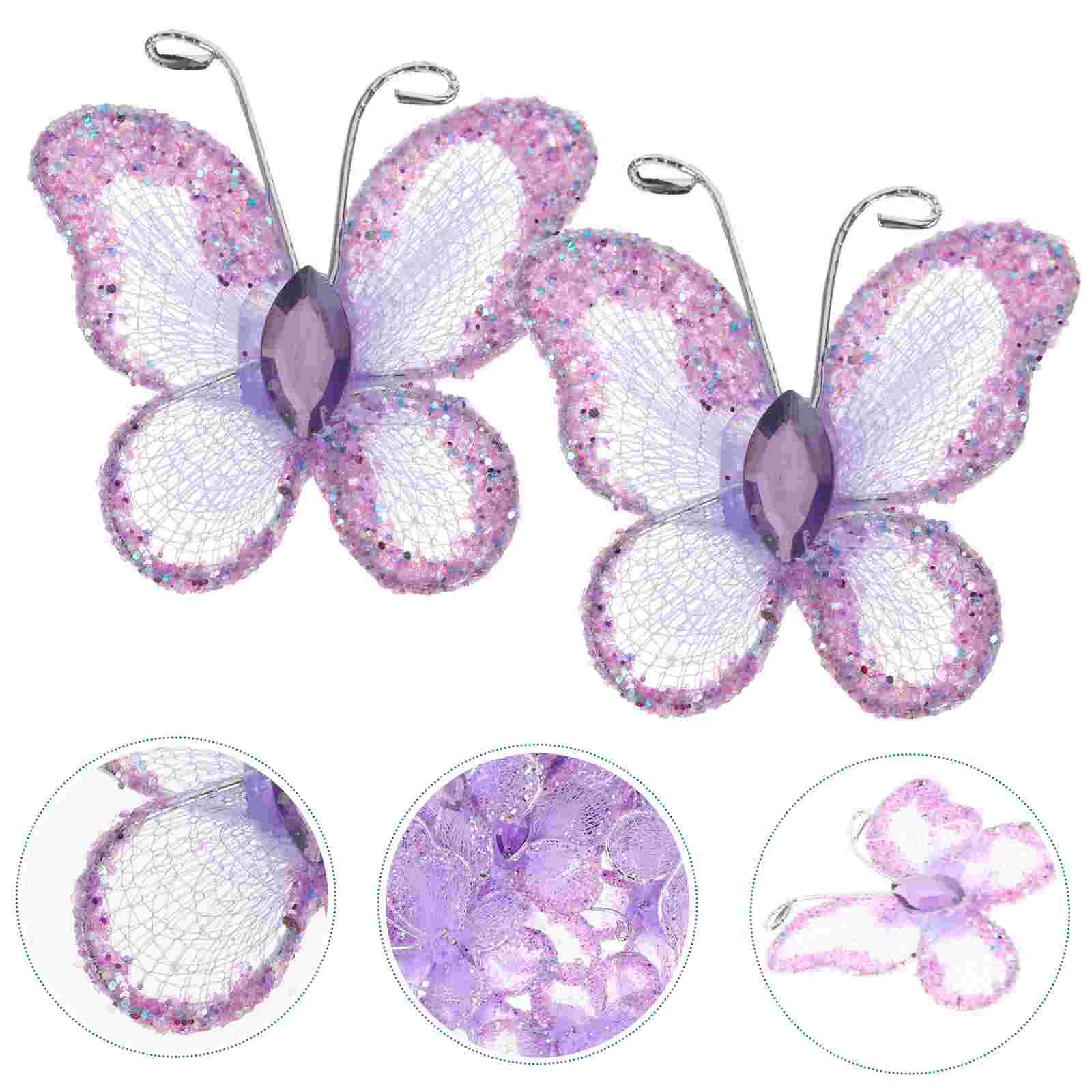 Butterflies Decorations Purple Mesh Wire Wedding Glitter Crafts Wired Organza Decor Decorative Craft Favor Decoration Wall
Butterflies Decorations Purple Mesh Wire Wedding Glitter Crafts Wired Organza Decor Decorative Craft Favor Decoration Wall