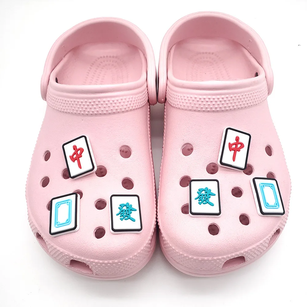 New 3 Styles Hot Funny Chinese Mahjong Shoe Buckle 1pcs Sale PVC Wholesale Slippers Souvenir Decoration Kids X-mas Party Gifts
New 3 Styles Hot Funny Chinese Mahjong Shoe Buckle 1pcs Sale PVC Wholesale Slippers Souvenir Decoration Kids X-mas Party Gifts