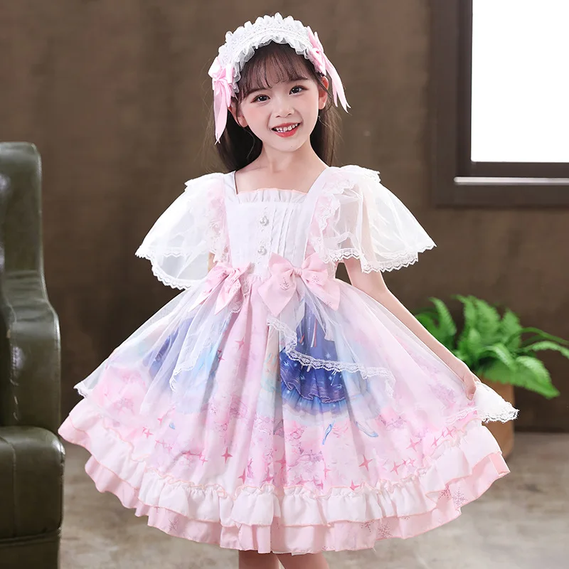 Kids Dress for Girls Baby Lolita Style Birthday Party Dress Wedding Dresses Princess Vestidos Summer Costume for Girls Teenager
Kids Dress for Girls Baby Lolita Style Birthday Party Dress Wedding Dresses Princess Vestidos Summer Costume for Girls Teenager