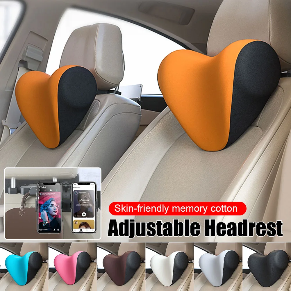 Adjustable Car Headrest Pillow Multifunction Headrest Cushion Memory Foam Neck Support for Front Seat with Phone Holder Hook
Adjustable Car Headrest Pillow Multifunction Headrest Cushion Memory Foam Neck Support for Front Seat with Phone Holder Hook