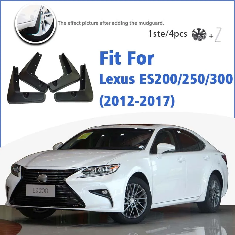 Mud Flaps For Lexus ES ES200 es300h es250 2012-2017 4pcs Mudflaps Mudguards Car Accessories Splash Guard Fender 2013 2015 2016
Mud Flaps For Lexus ES ES200 es300h es250 2012-2017 4pcs Mudflaps Mudguards Car Accessories Splash Guard Fender 2013 2015 2016