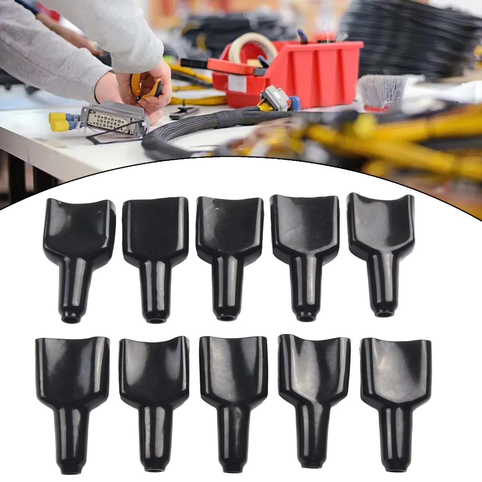 10PCS Waterproof 50A For Anderson Plug Connector Dustproof Cable Jacket Black Banana Connector Male Speaker Plug Amp Plug Cover
10PCS Waterproof 50A For Anderson Plug Connector Dustproof Cable Jacket Black Banana Connector Male Speaker Plug Amp Plug Cover