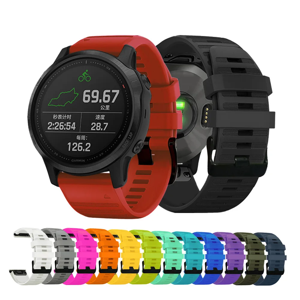 Silicone Watchbands Quick Release Straps For Garmin Fenix 6 6X Pro 5X 5 Plus 3HR Fenix 7X 7 Forerunner 935 945 Watch Band Belt
Silicone Watchbands Quick Release Straps For Garmin Fenix 6 6X Pro 5X 5 Plus 3HR Fenix 7X 7 Forerunner 935 945 Watch Band Belt