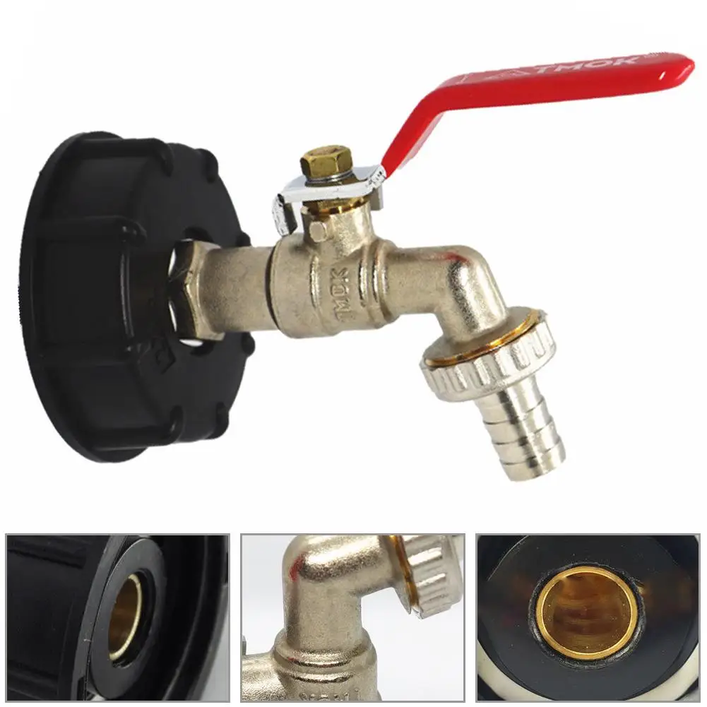 IBC Tank Adapter S60X6 Brass Garden Tap To 1/2\" Hose Outlets Fitting Tool Garden Hose Connector Replacement Drain Tool
IBC Tank Adapter S60X6 Brass Garden Tap To 1/2\" Hose Outlets Fitting Tool Garden Hose Connector Replacement Drain Tool