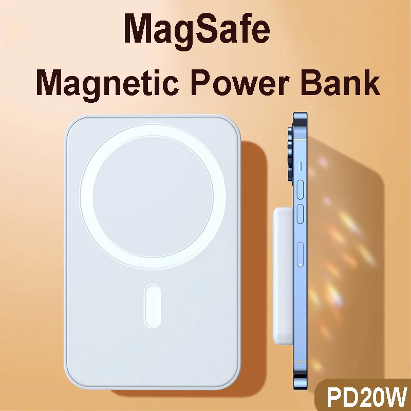 10000mAh Magnetic Power Bank PD20W Fast Charging Wireless Charger For Iphone 12 13Pro Mini Portable Magsafing External Battery
10000mAh Magnetic Power Bank PD20W Fast Charging Wireless Charger For Iphone 12 13Pro Mini Portable Magsafing External Battery