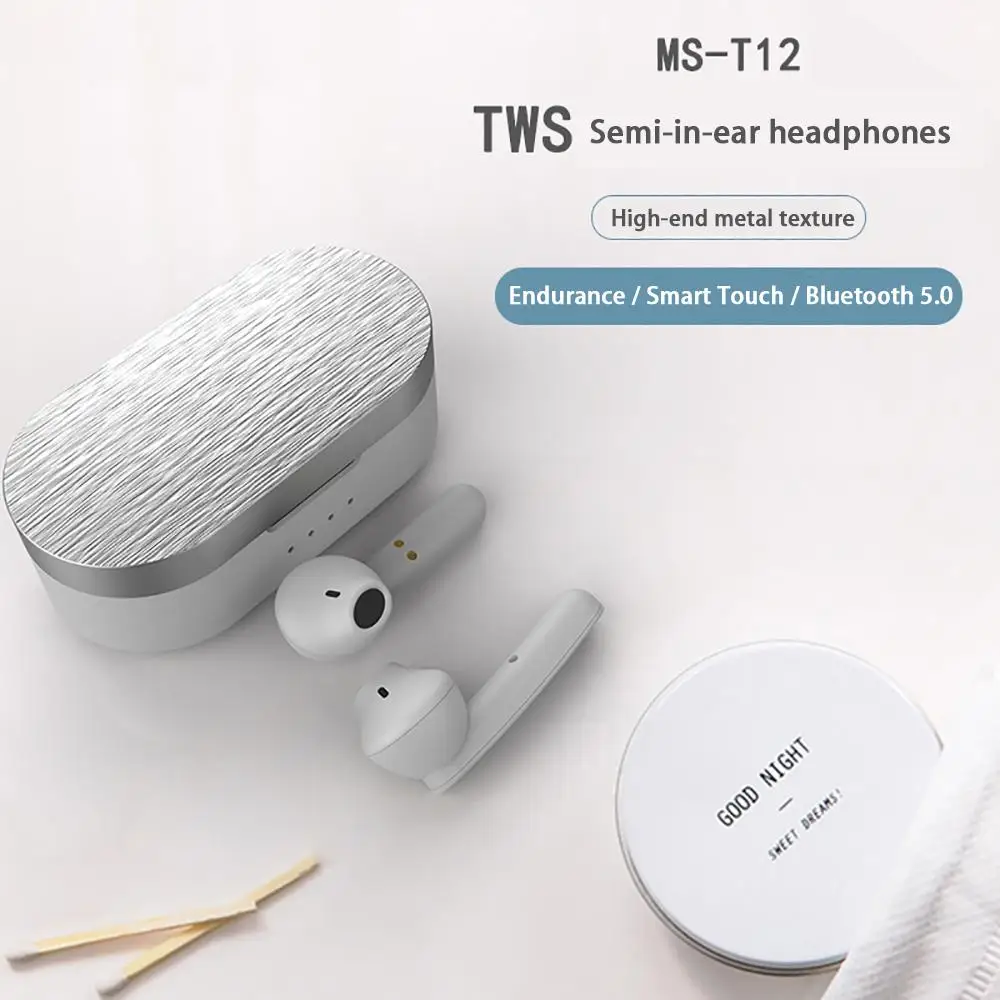 TWS Earphones Charging Box Wireless Headphone Bluetooth-compatible 9D Stereo Sports Waterproof Earbuds Headsets With Microphone
TWS Earphones Charging Box Wireless Headphone Bluetooth-compatible 9D Stereo Sports Waterproof Earbuds Headsets With Microphone