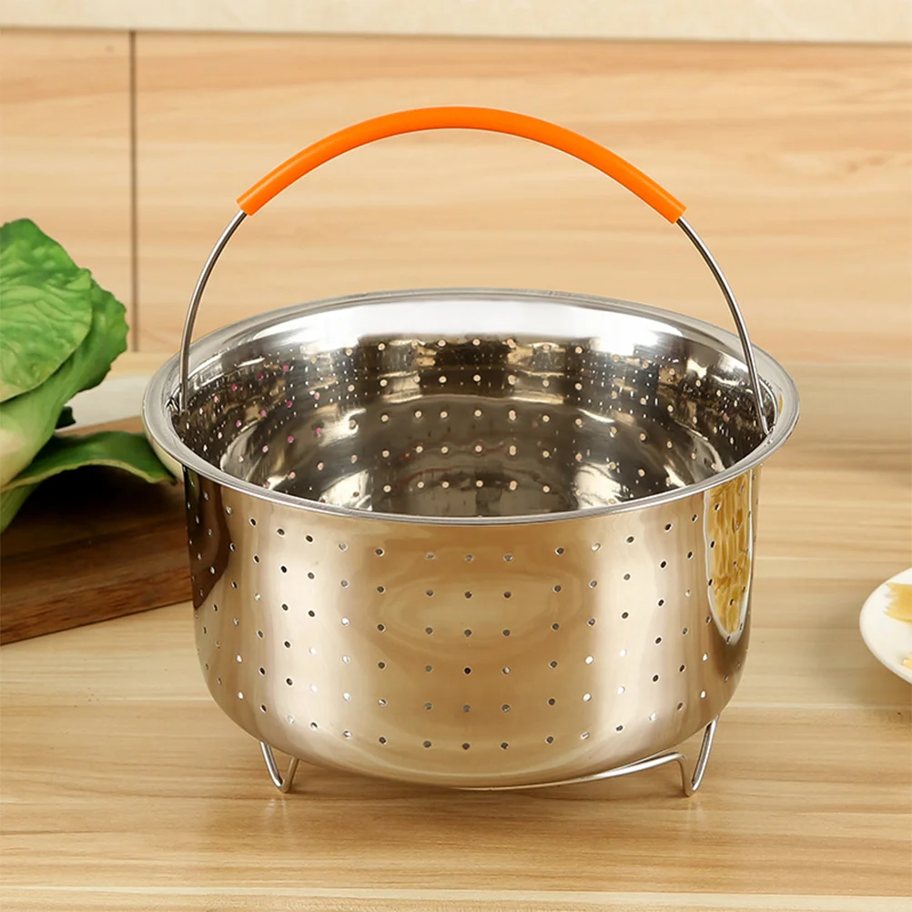 1 Pc Stainless Steel Steaming Basket Mesh Strainer Basket Pressure Cooker Basket Steam Basket for Vegetables
1 Pc Stainless Steel Steaming Basket Mesh Strainer Basket Pressure Cooker Basket Steam Basket for Vegetables