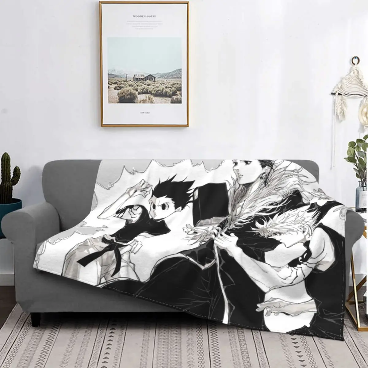 Hunter X Hunter-mantas de felpa de Coral para cama, manta de felpa de Japón Killua Zoldyck, colcha para sofá, primavera y otoño
Hunter X Hunter-mantas de felpa de Coral para cama, manta de felpa de Japón Killua Zoldyck, colcha para sofá, primavera y otoño